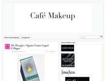 Tablet Screenshot of cafemakeup.com